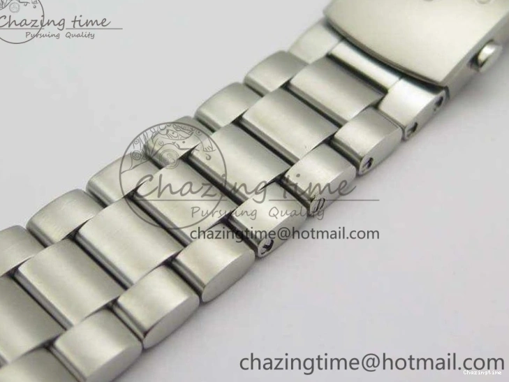 0218 Planet Ocean Master Chrono SS OM 1:1 Best Edition Gray Dial On SS Bracelet A9900 V Efficient 8116